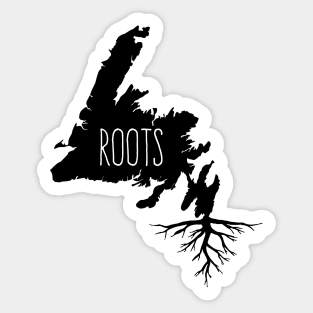Newfoundland Roots 2 || Newfoundland and Labrador || Canada || Gift || Souvenir Sticker